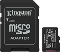 microSD kartica Kingston Canvas Select+ G3, 512 GB, z SD adapterjem
