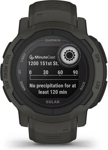 Pametna ura Garmin Instinct 2 Solar, 2,29 cm (0,9"), MIP, GPS, grafit Pametna ura Garmin Instinct 2 Solar, 2,29 cm (0,9"), MIP, GPS, grafit