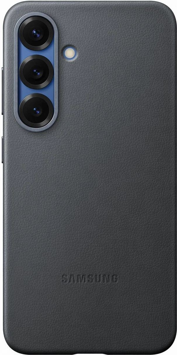 Ovitek iz eko usnja za Samsung Galaxy S25 KindSuit EF-VS931PBEGWW, črn