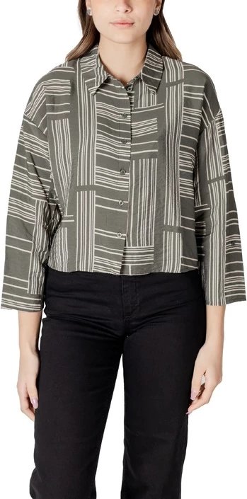 Elegantna bluza Jacqueline De Yong za ženske, zelena