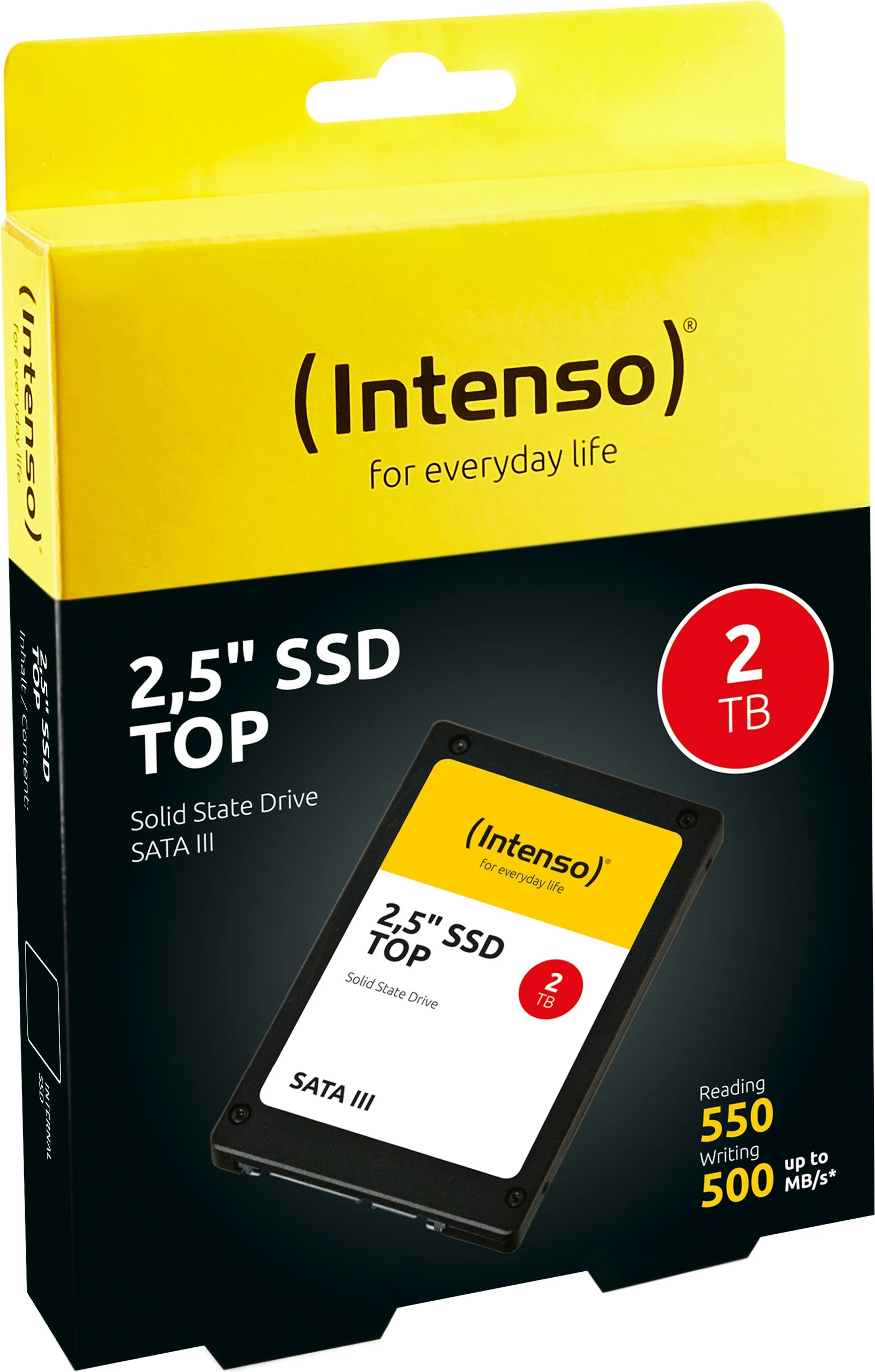 SSD Intenso 3812470, 2 TB, 2,5", 550 MB/s, 6 Gbit/s SSD Intenso 3812470, 2 TB, 2,5", 550 MB/s, 6 Gbit/s