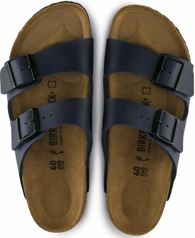 Papuce natikače za moške Birkenstock, temno modre