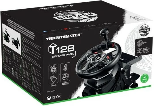 Volan in pedalke Thrustmaster T128, PC, Xbox, 900°, z žico, črne barve