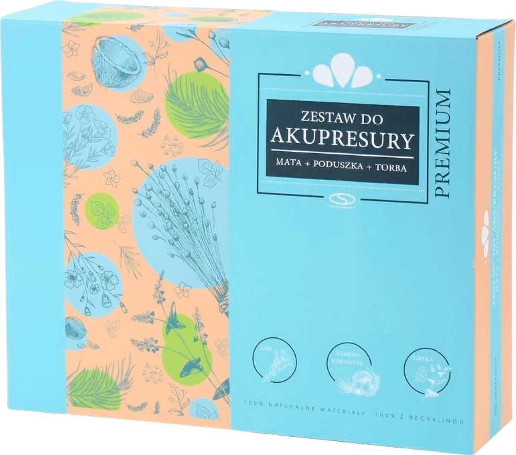 Set za akupresuro z blazino za fitnes Smj