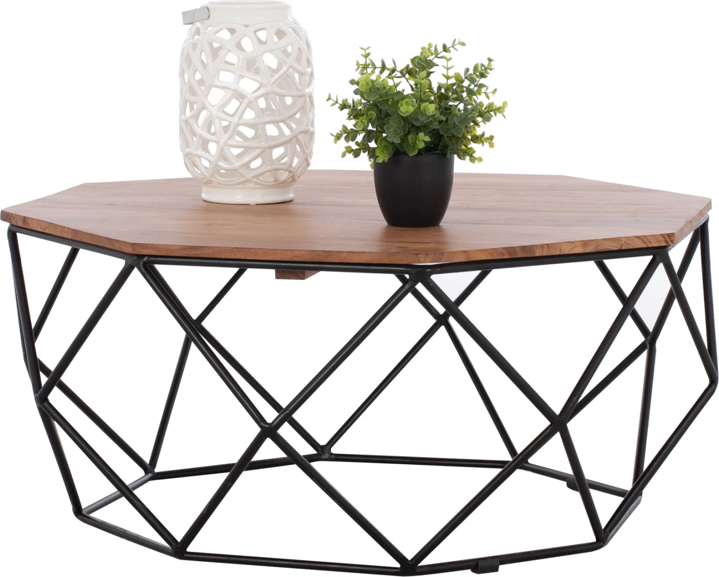 Klubska miza FH8777.11 iz akacijevega lesa Φ82x40H