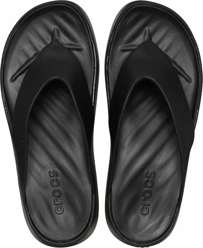 Platformne japonke Crocs, črne