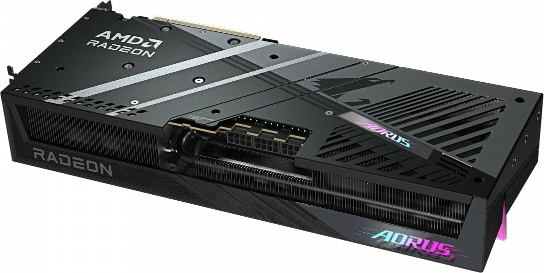 Grafična kartica Radeon RX 9070 XT AORUS ELITE Gigabyte, 16 GB GDDR6, 256-bit, 3 ventilatorji, črna Grafična kartica Radeon RX 9070 XT AORUS ELITE Gigabyte, 16 GB GDDR6, 256-bit, 3 ventilatorji, črna