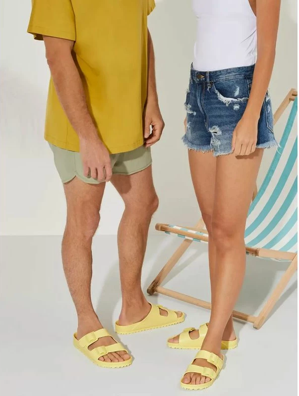 Ženske natikače, Birkenstock Arizona Eva, rumene