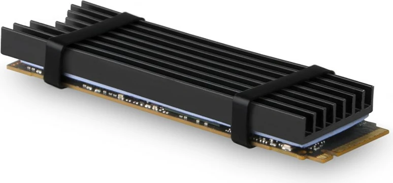 Pasivni radiator za SSD M.2, alumin, 22x80 mm, črn, AXAGON CLR-M2L6 Pasivni radiator za SSD M.2, alumin, 22x80 mm, črn, AXAGON CLR-M2L6