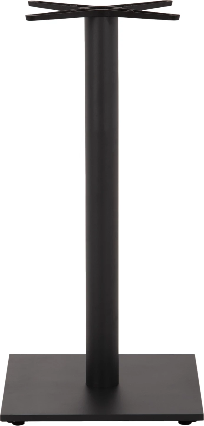 Osnova za barsko mizo FH474.20 srednje višine-mat siva kovina-nastavljivost višine-križ 46Χ46cm 45Χ45Χ94Hcm