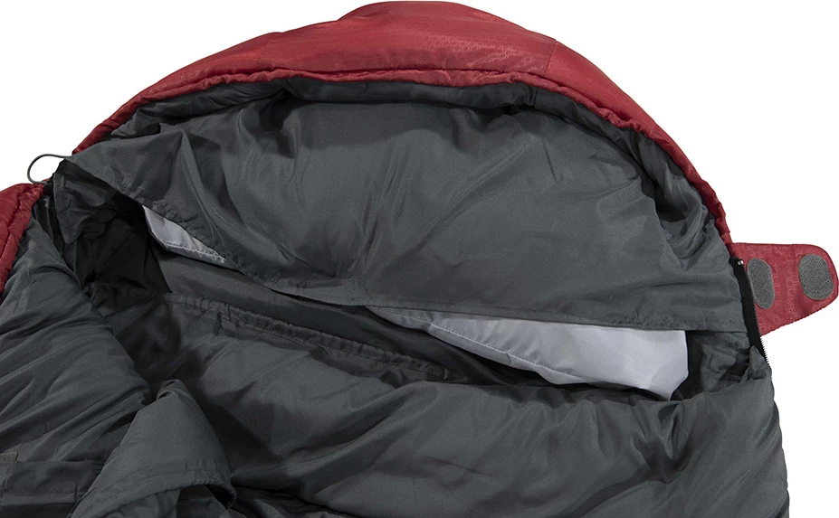 Spalna vreča Redwood 3 L, 230x85x55 cm, bordo-siva, High Peak