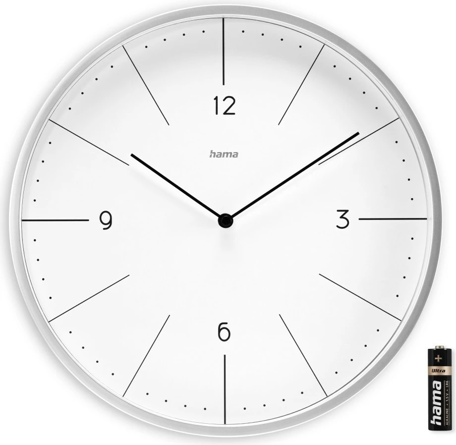 Stenska ura Sardinia, 30 cm, bela - Hama