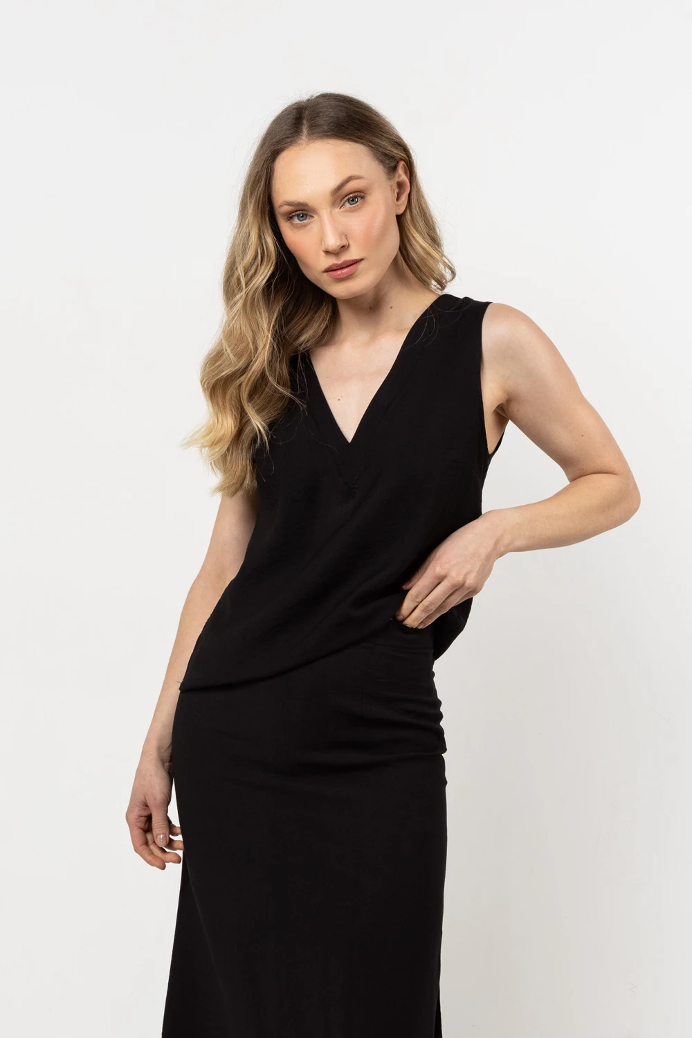Bluza za ženske awama 212206, črna