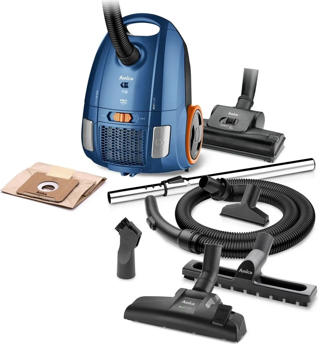 Sesalnik Amica VM 2062 Fen Turbo, 900 W, modra