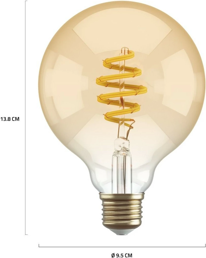 Pametna svetilka, Hombli HBEB-0312, Wi‑Fi, G95, E27, zlata