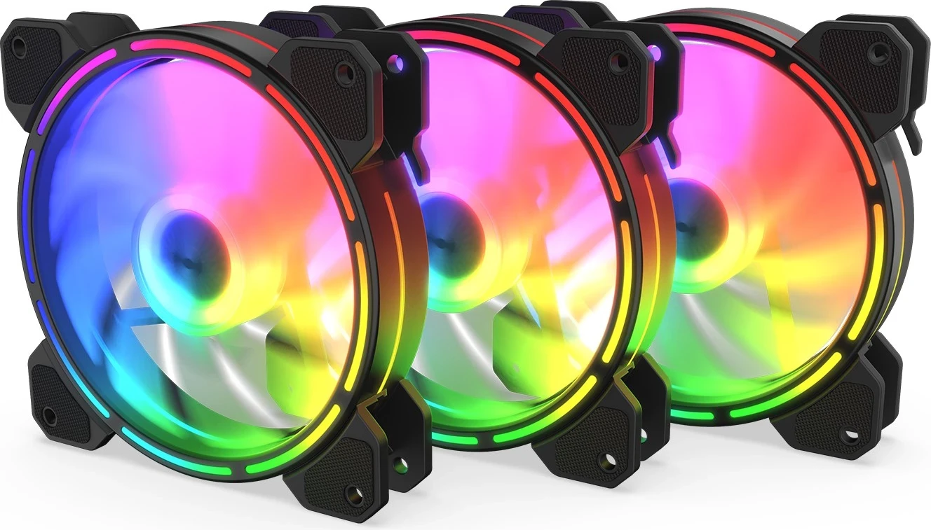 Hlajenje Krux Lunar ARGB, 3 x 120mm