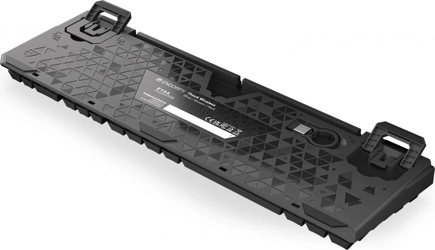 Gaming tipkovnica Endorfy Thock, Wi‑Fi, črna