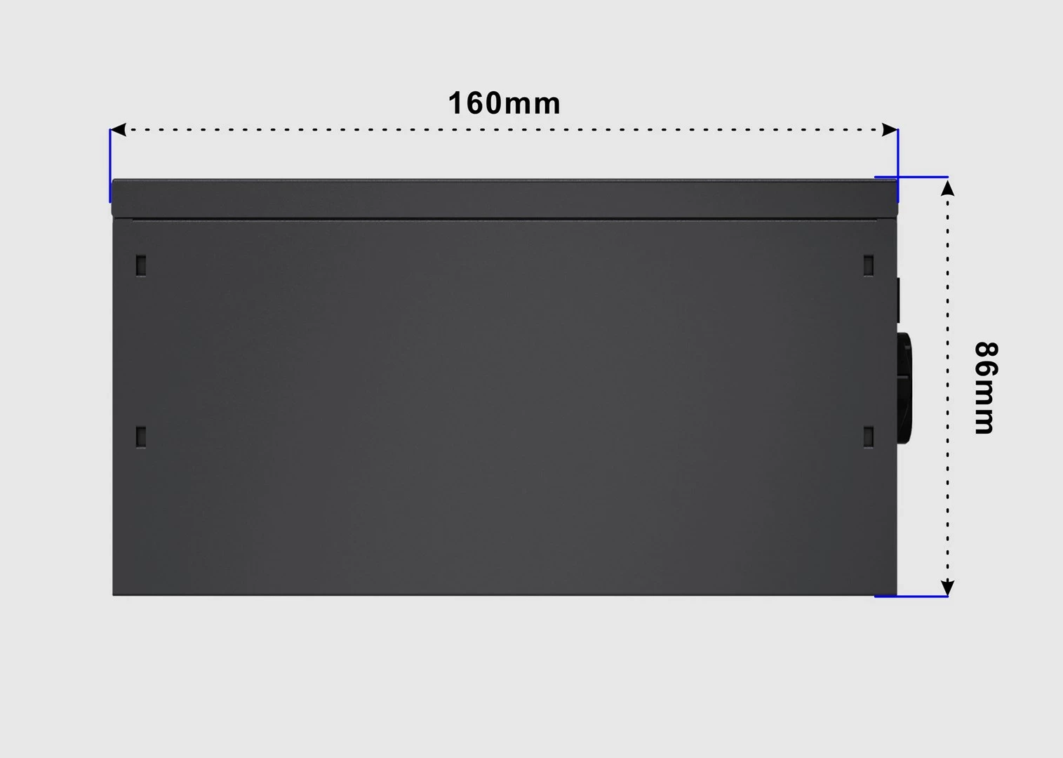 Napajalnik za računalnik Gembird Fornax Power 750W, 80 PLUS Gold, črn