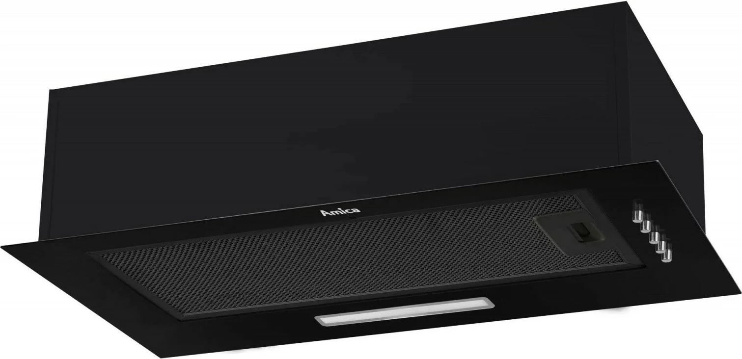 Kuhinjska napa Amica OMP6211B, črna, 52 cm, LED