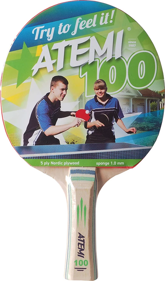 Lopar za namizni tenis za vse, Atemi 100, večbarven