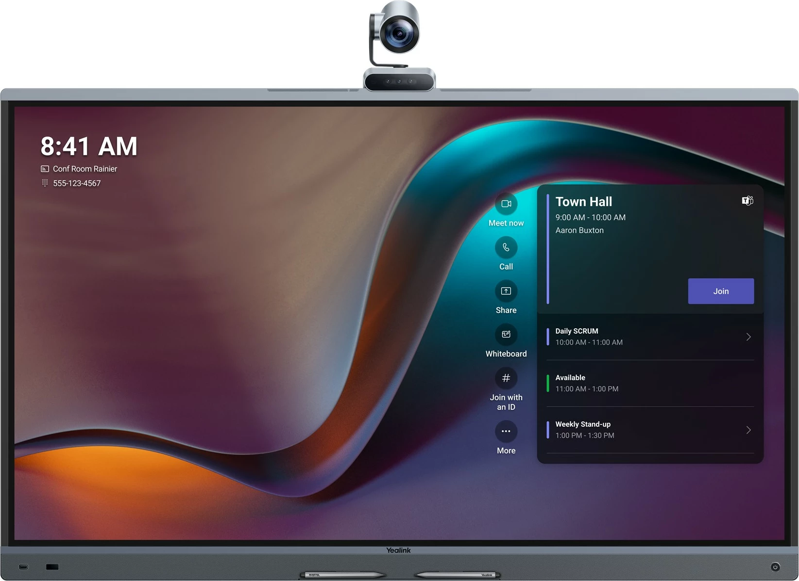 Interaktivni zaslon Yealink Meetingboard 86 Pro-A02, 86 inč, 8 GB RAM, 4K, Android, sivi