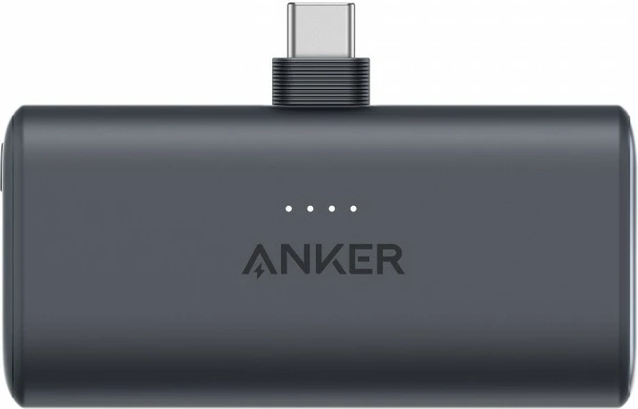 Prenosna baterija Anker NANO 5000mAh, 22.5W, 2x USB Type-C, črna
