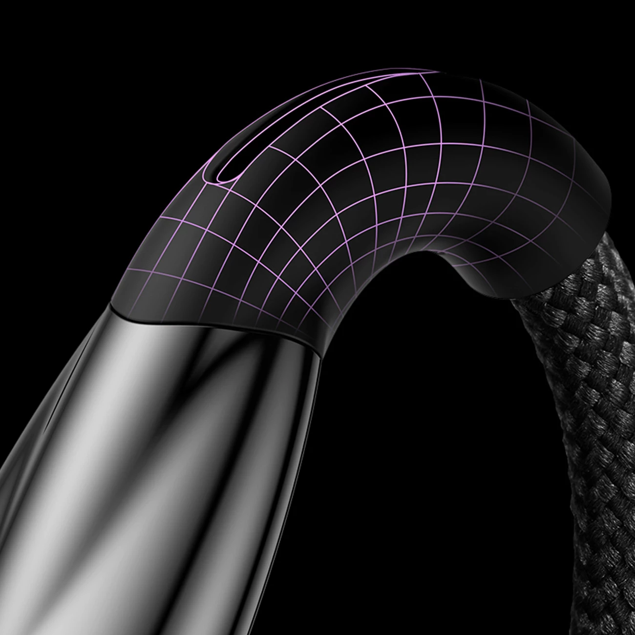 Kabel USB-A v Lightning, 2 m, 2,4 A, črn — Baseus Glimmer Series