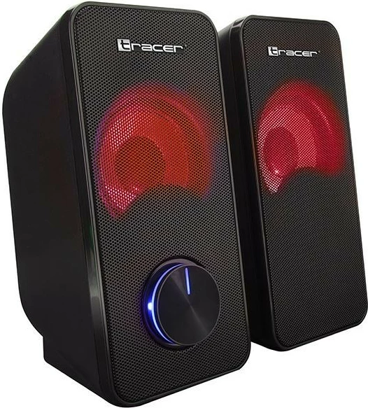 Zvočniki z RGB osvetlitvijo Tracer Loop 2.0, črni