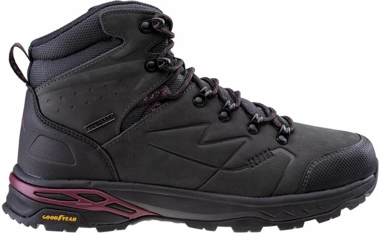 Visoke vezalne čevlje Elbrus Mazeno za moške, črni