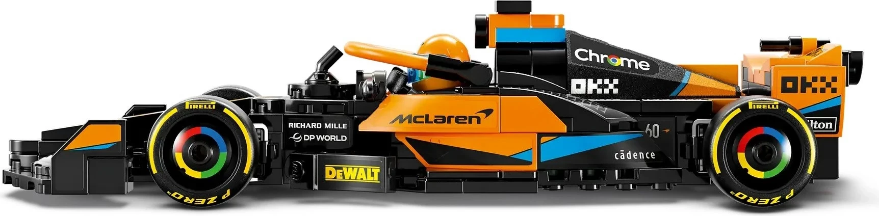 Model dirkalnika McLaren Formula 1 2023, LEGO Speed Champions 76919