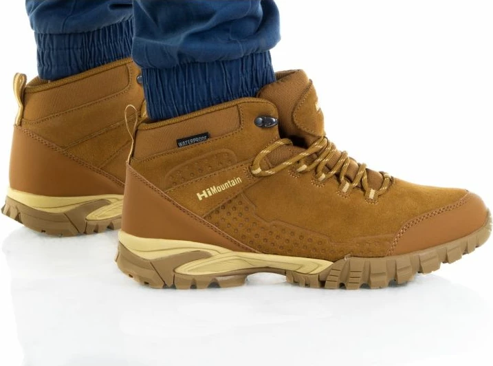 Gorski pohodni čevlji Hi Mountain, rjavi