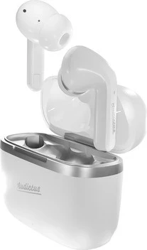 Brezžične slušalke z aktivnim dušenjem šuma Audictus Dopamine ANC TWS, bele