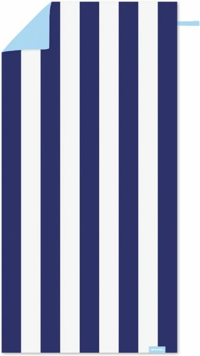 Hitro sušeča brisača za vse Spokey Sailor, bela/modra
