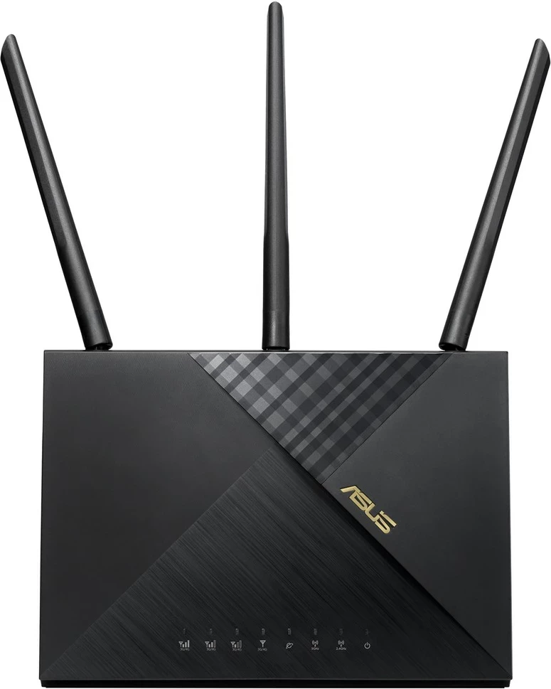 Router ASUS 4G-AX56, Wi-Fi 6, dvopasovni, črn