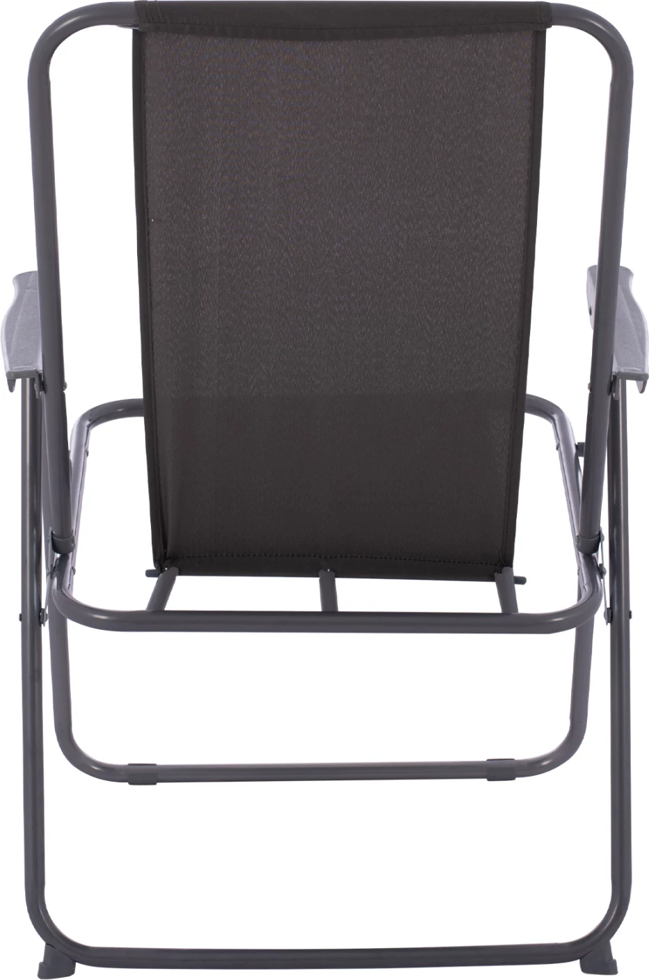 Plažni stol FH5148.01, siva tkanina, kovinski okvir, visok naslon