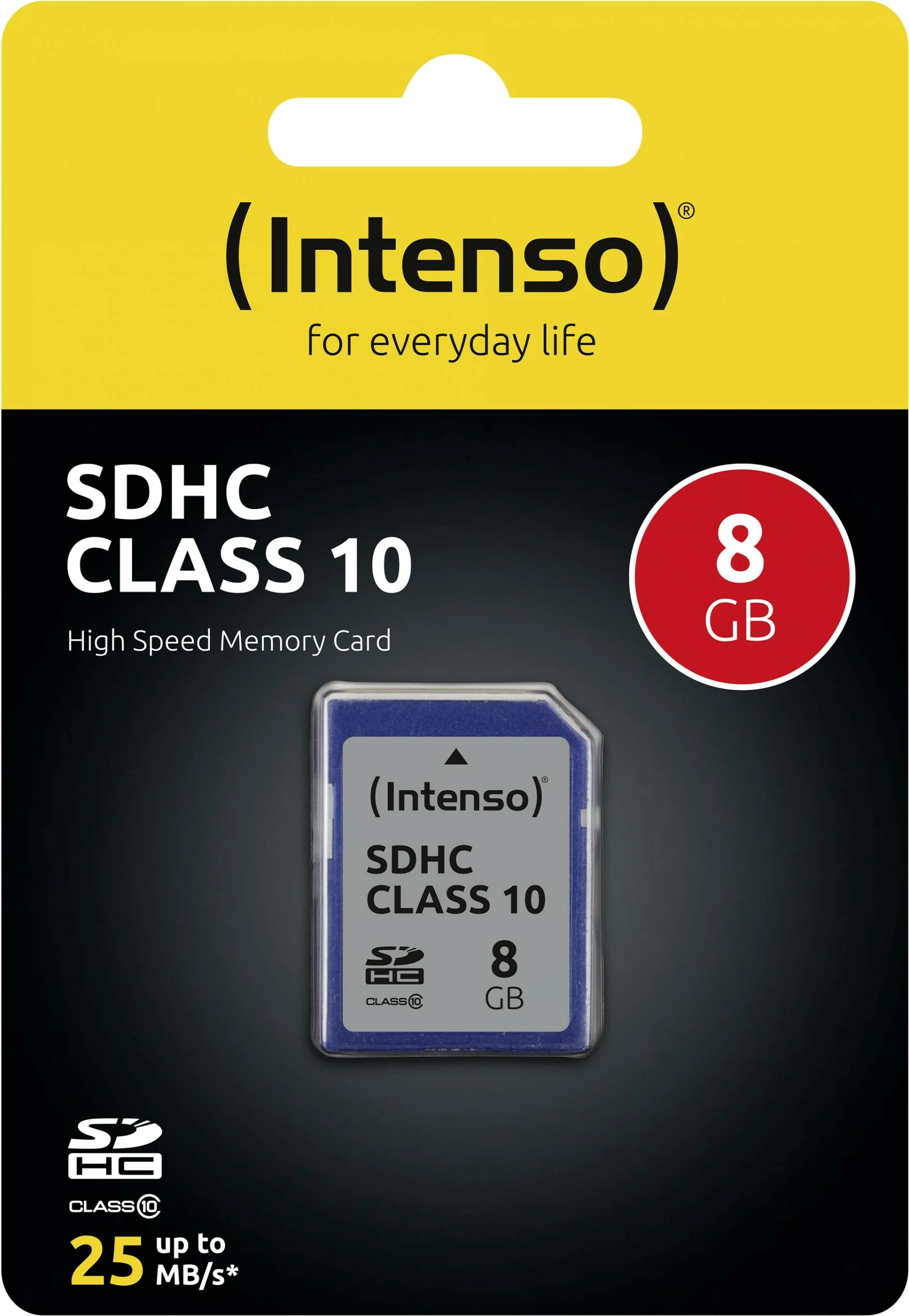 Kartica SDHC Intenso 3411460, 8 GB, Class 10, črna Kartica SDHC Intenso 3411460, 8 GB, Class 10, črna
