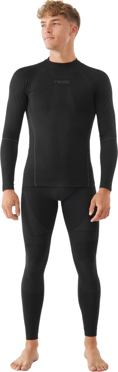 Termo spodnje perilo za moške, črno, Viking