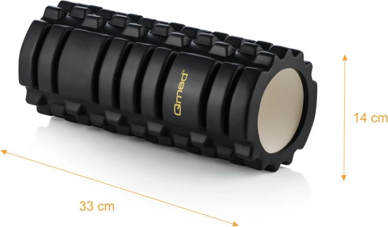 Terapevtski valj MDH DRQM3R0LAXXXP, 14 cm, črn