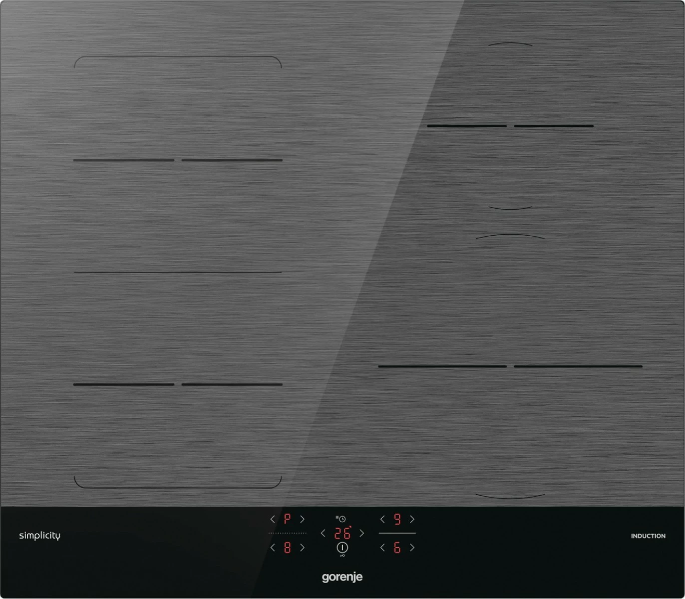 Indukcijska kuhalna plošča Gorenje GI6421SYB, 4 cona, črna