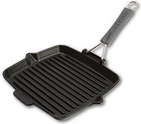 Grill 240 mm x 240 mm, črn Staub