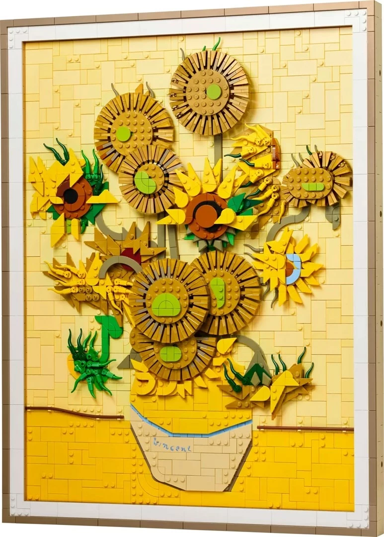 Mozaik umetnost Vincent van Gogh Sončnice 31215, LEGO ART set za odrasle