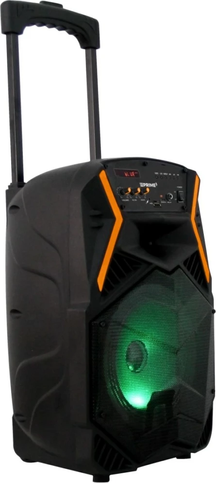 Prenosni zvočnik PRIME3 APS22 BLAZE z Bluetooth, karaoke, brezžični mikrofon, LED, črno/oranžen