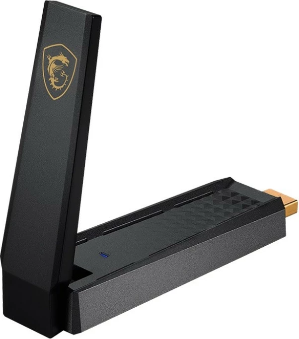 WiFi USB adapter MSI AXE5400 GUAXE54, črn