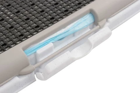 Kanta za smeti za mačke in pse, Zolux, črna/siva