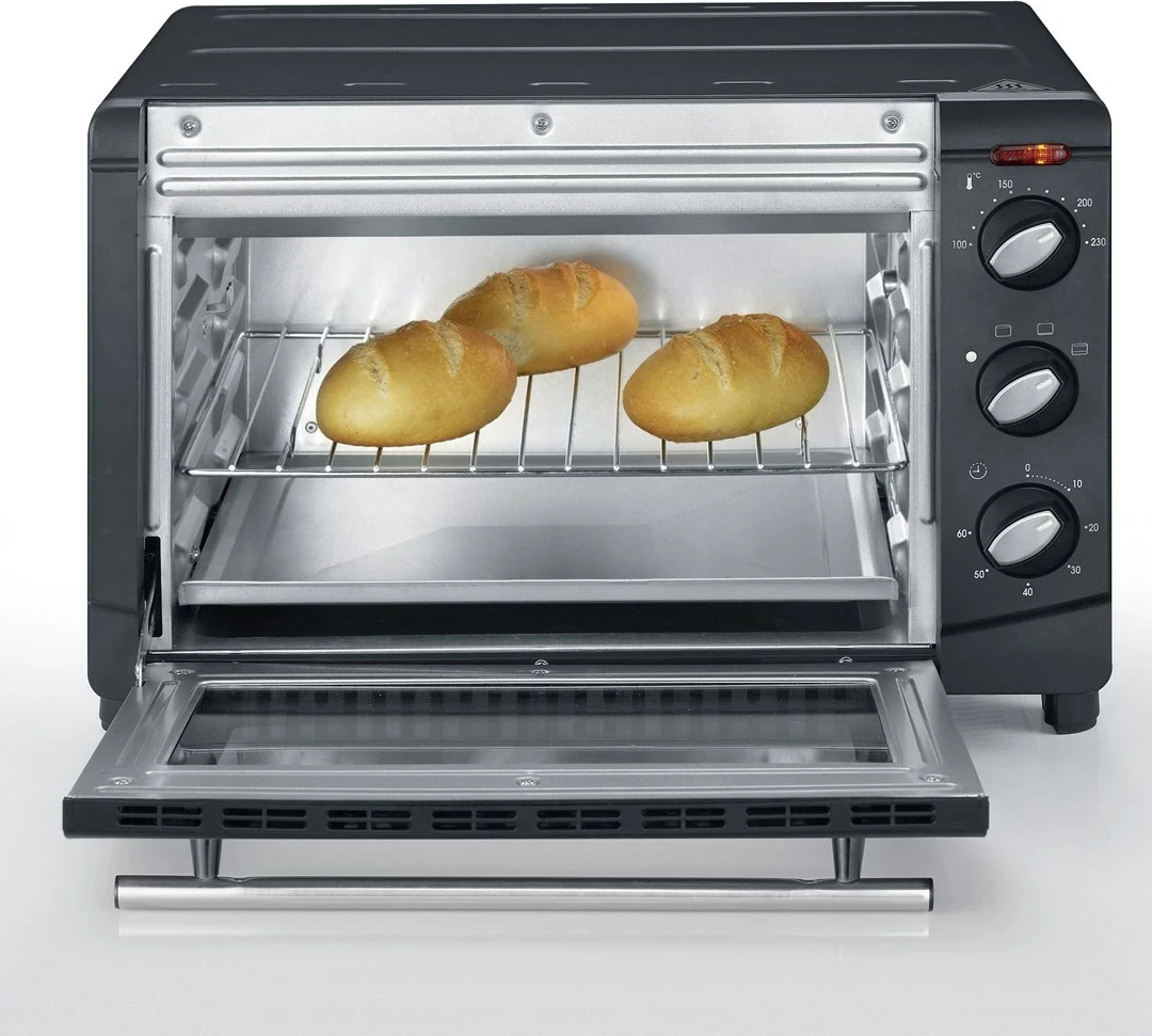 Mini pečica SEVERIN TO 2067, 20 L, 1500 W, črna Mini pečica SEVERIN TO 2067, 20 L, 1500 W, črna