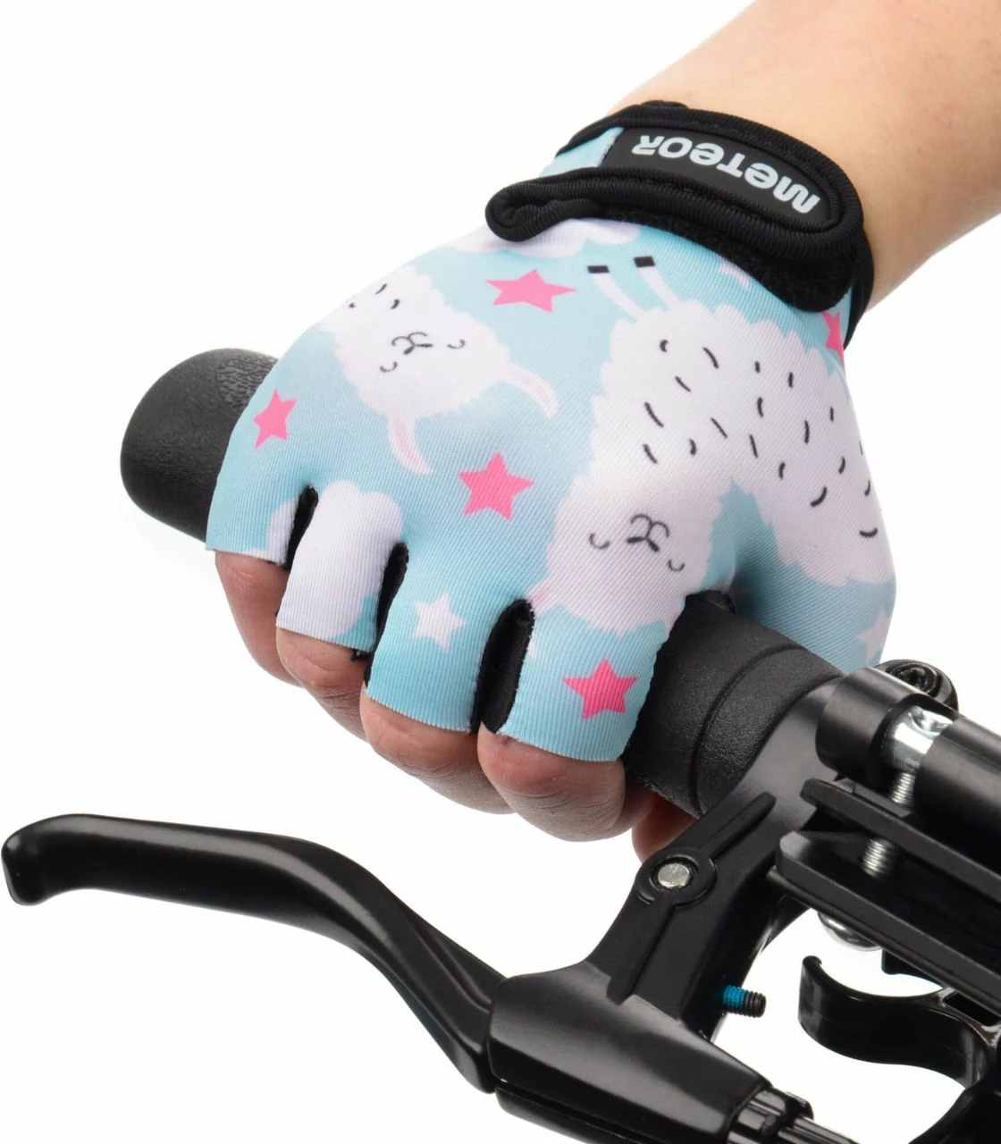 Rokavice za kolo za otroke Meteor, modre