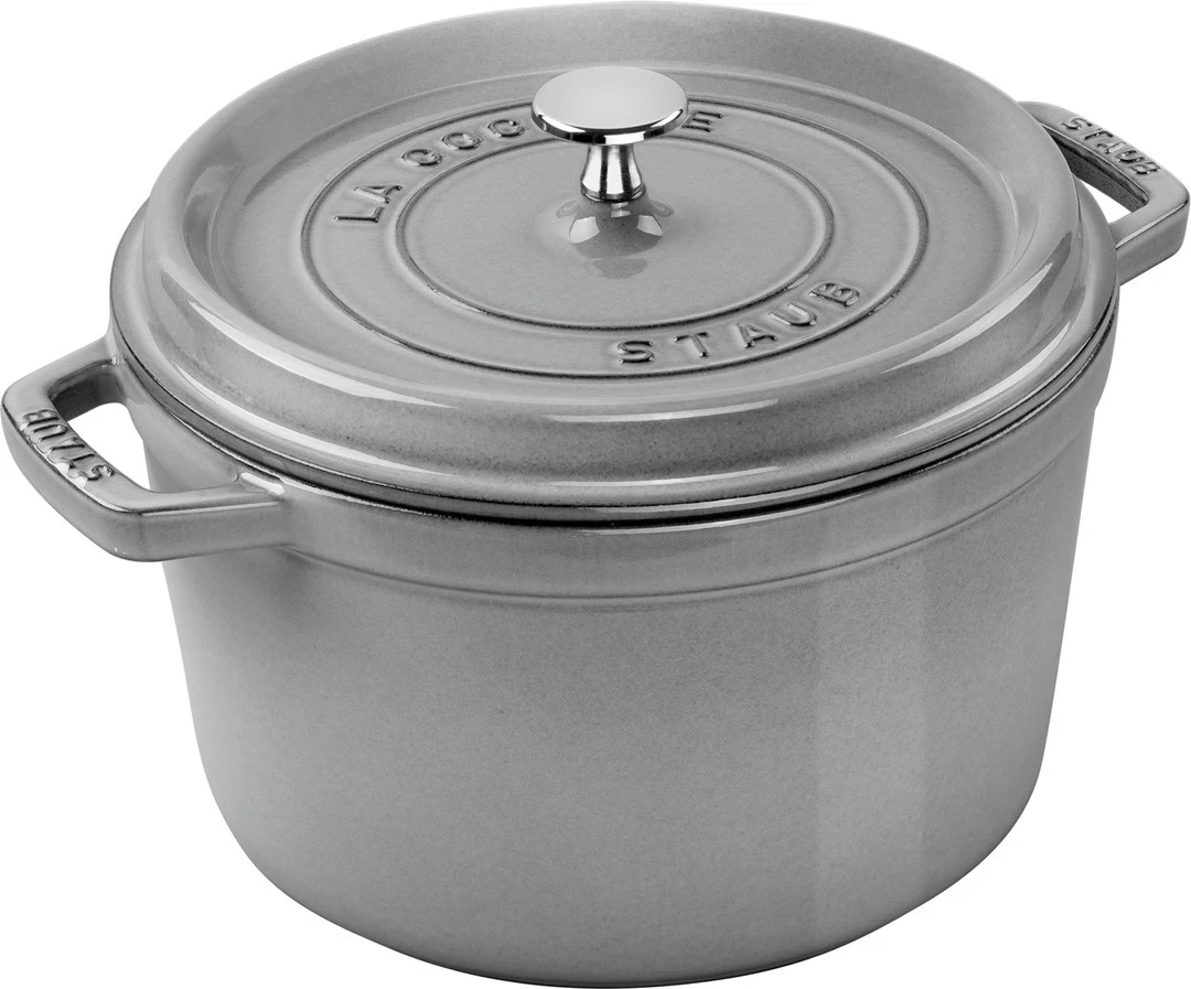 Gozdna železna posoda, 4,8 l, grafit STAUB