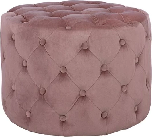 Žametni stol Kassie FH8406.02 barva gnilega jabolka Chesterfield tip 60x43 cm