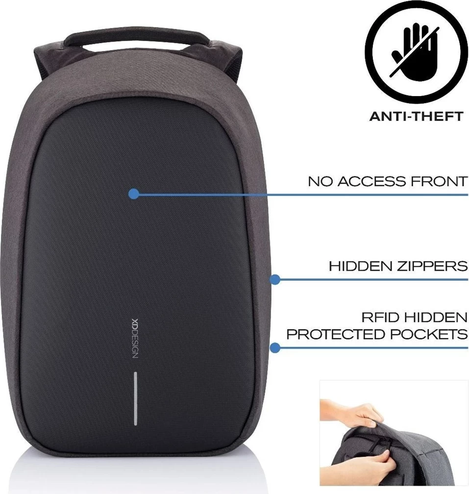 Nahrbtnik za prenosnik XD Design Bobby, črn