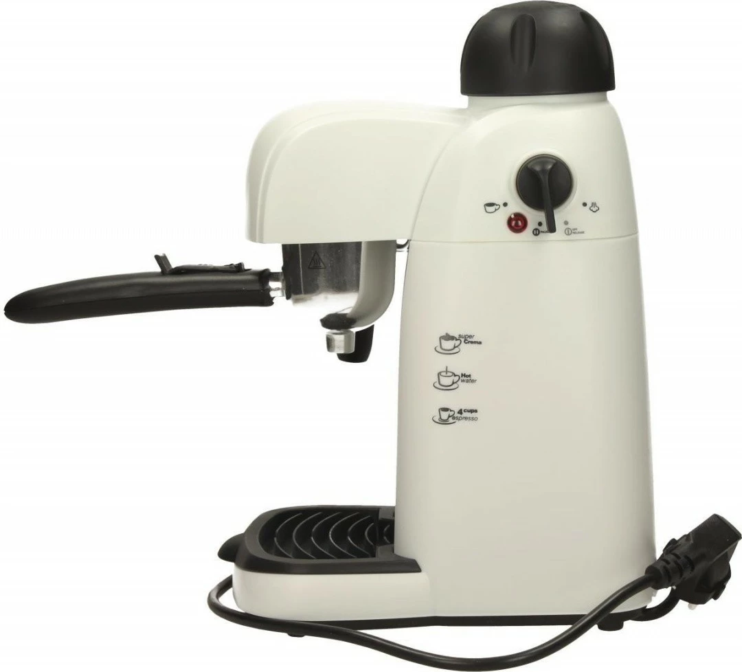 Aparat za espresso Amica Espris CD1011, ročni, 0,25 L, bel/črn